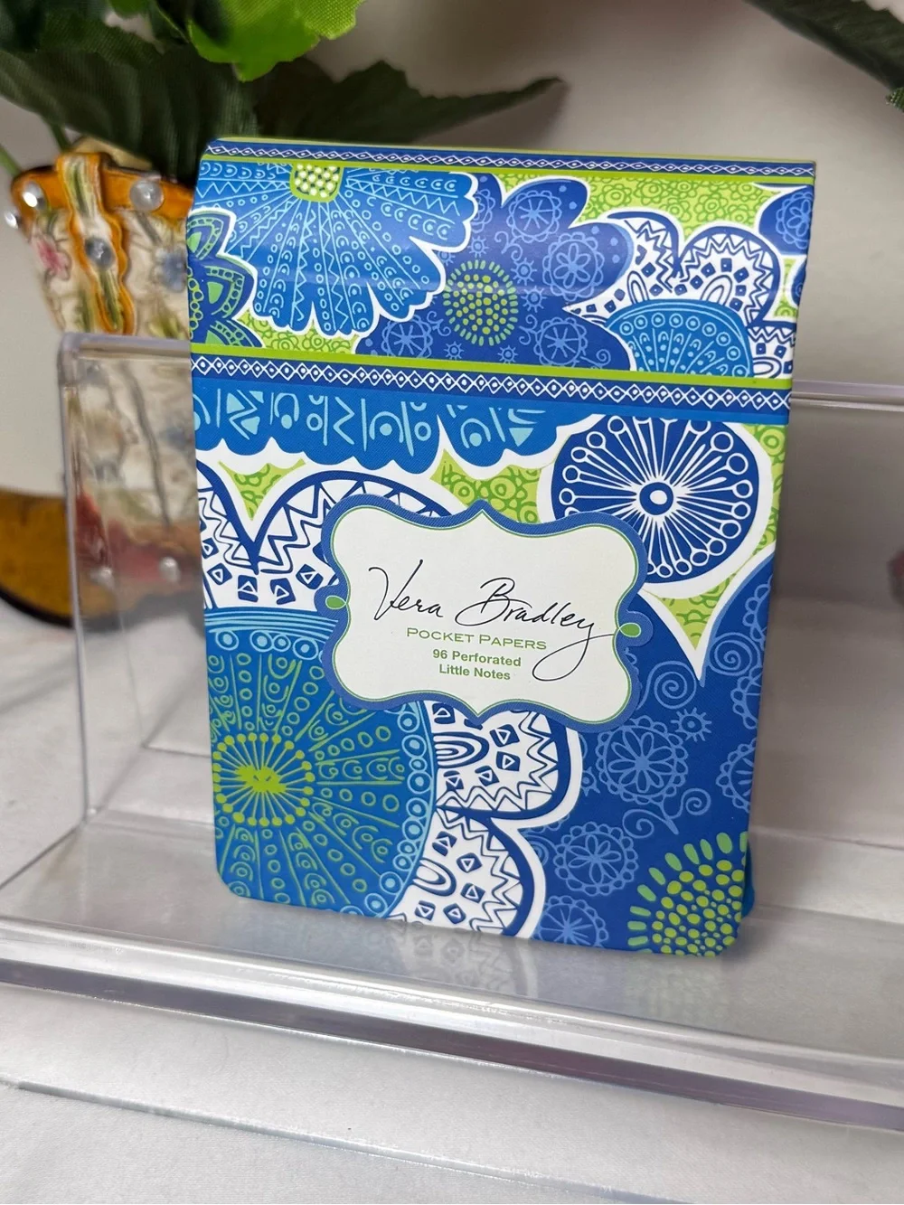 NWT Vera Bradley Doodle Daisy Pocket Paper NIP